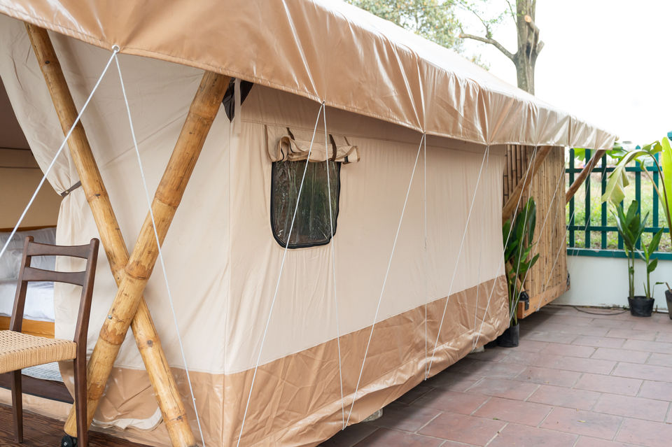 'W' Bamboo tent